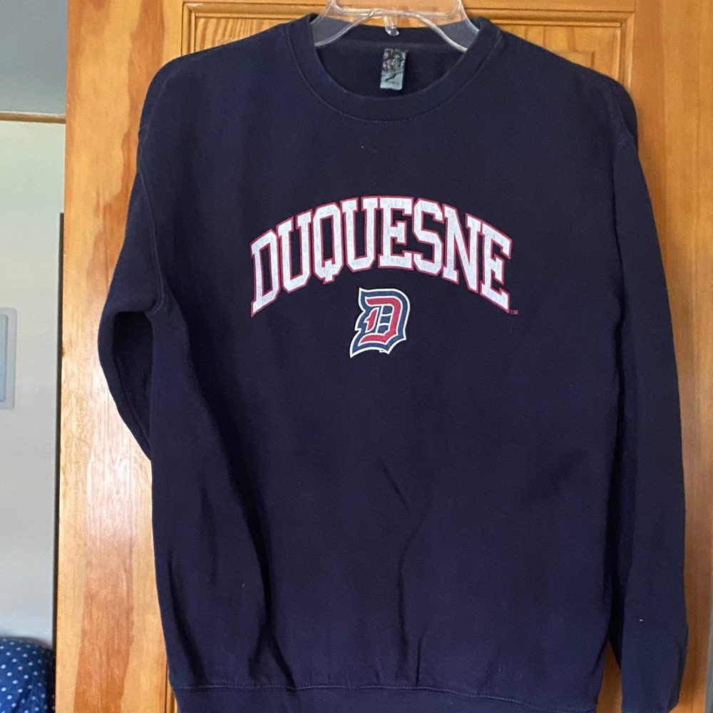 Women's Navy Blue Crew Neck Sweater